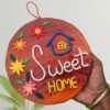 Handcrafted 3D Floral Wall Hanging Sign for Entrance & Home Decor